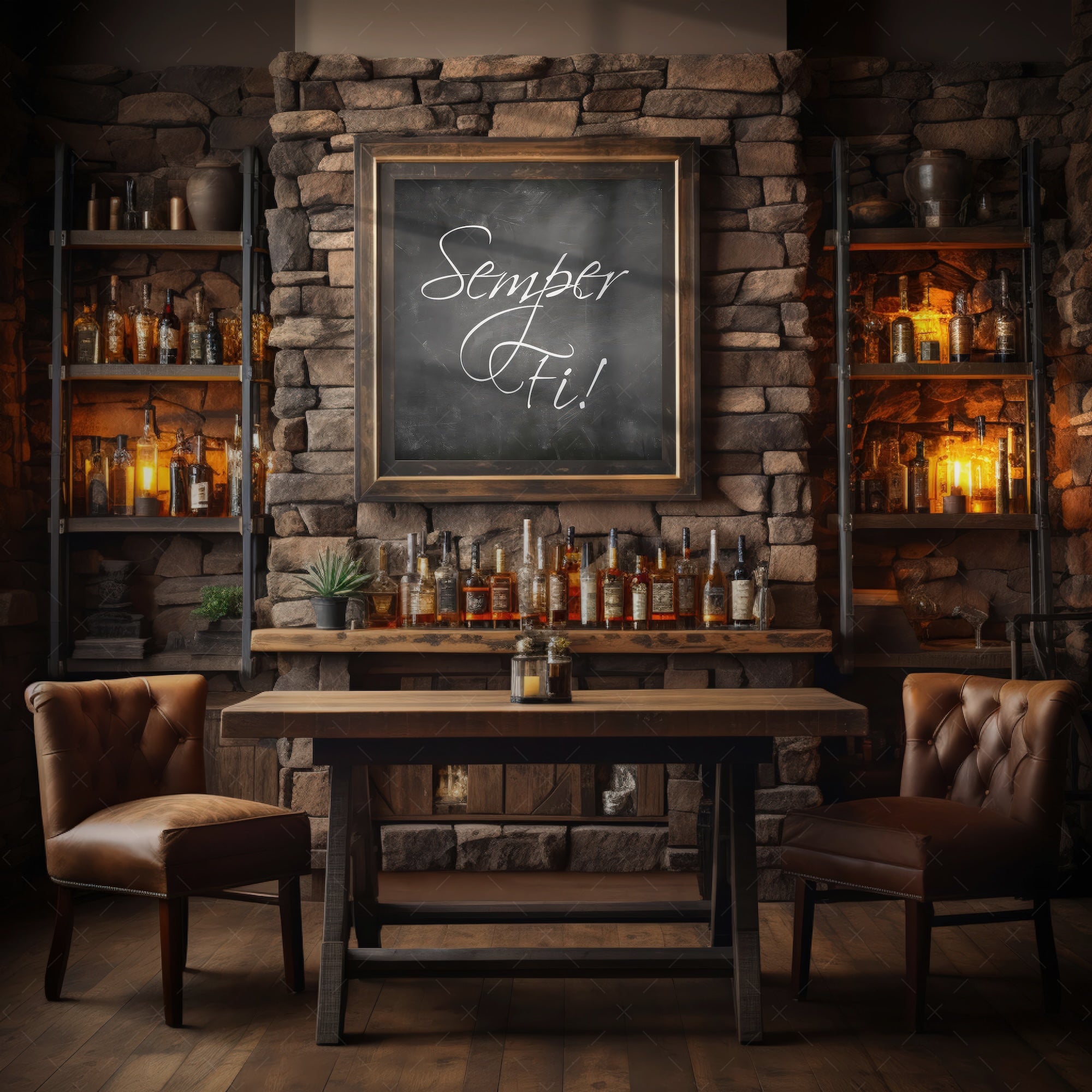 Semper Fi: Marine Corps Military Art Print