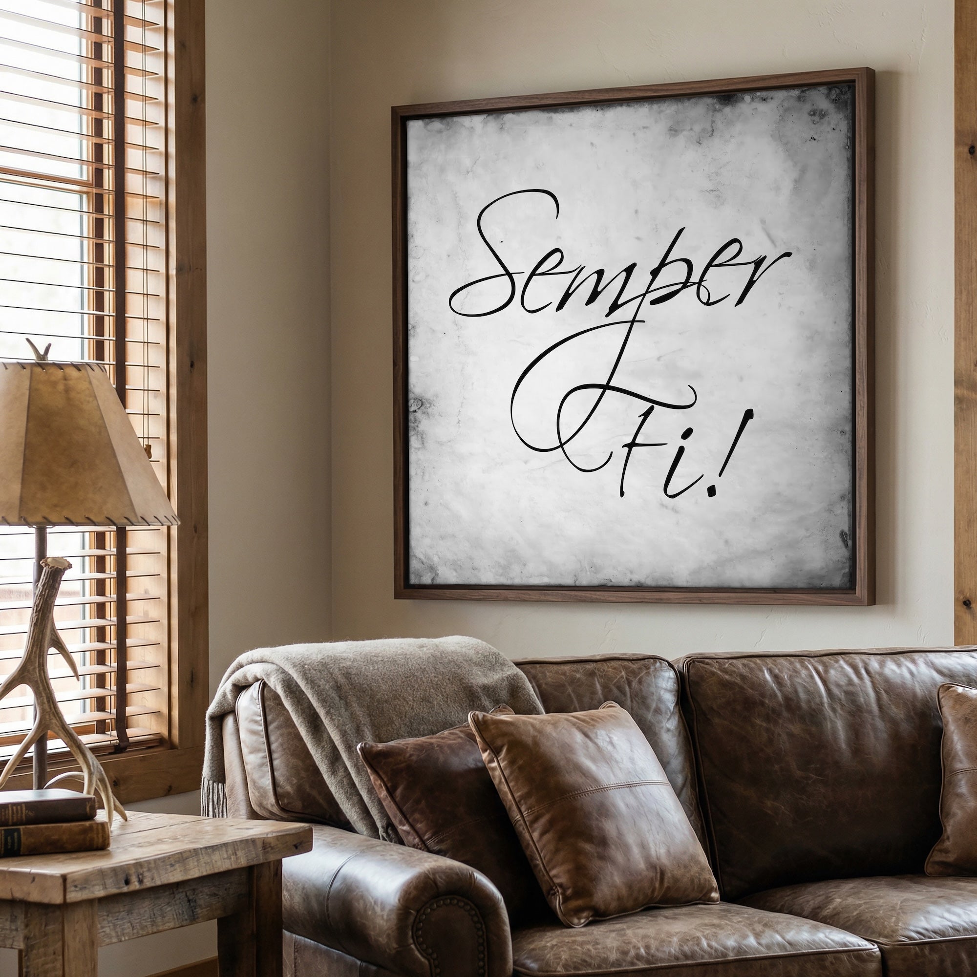 Semper Fi: Marine Corps Military Art Print