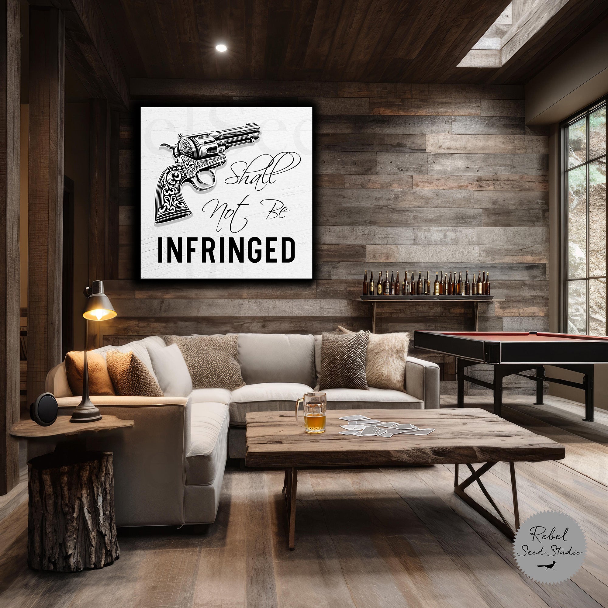 Shall Not Be Infringed - Second Amendment Quote (Limited Release - Graphic Art Print) - SOLD OUT