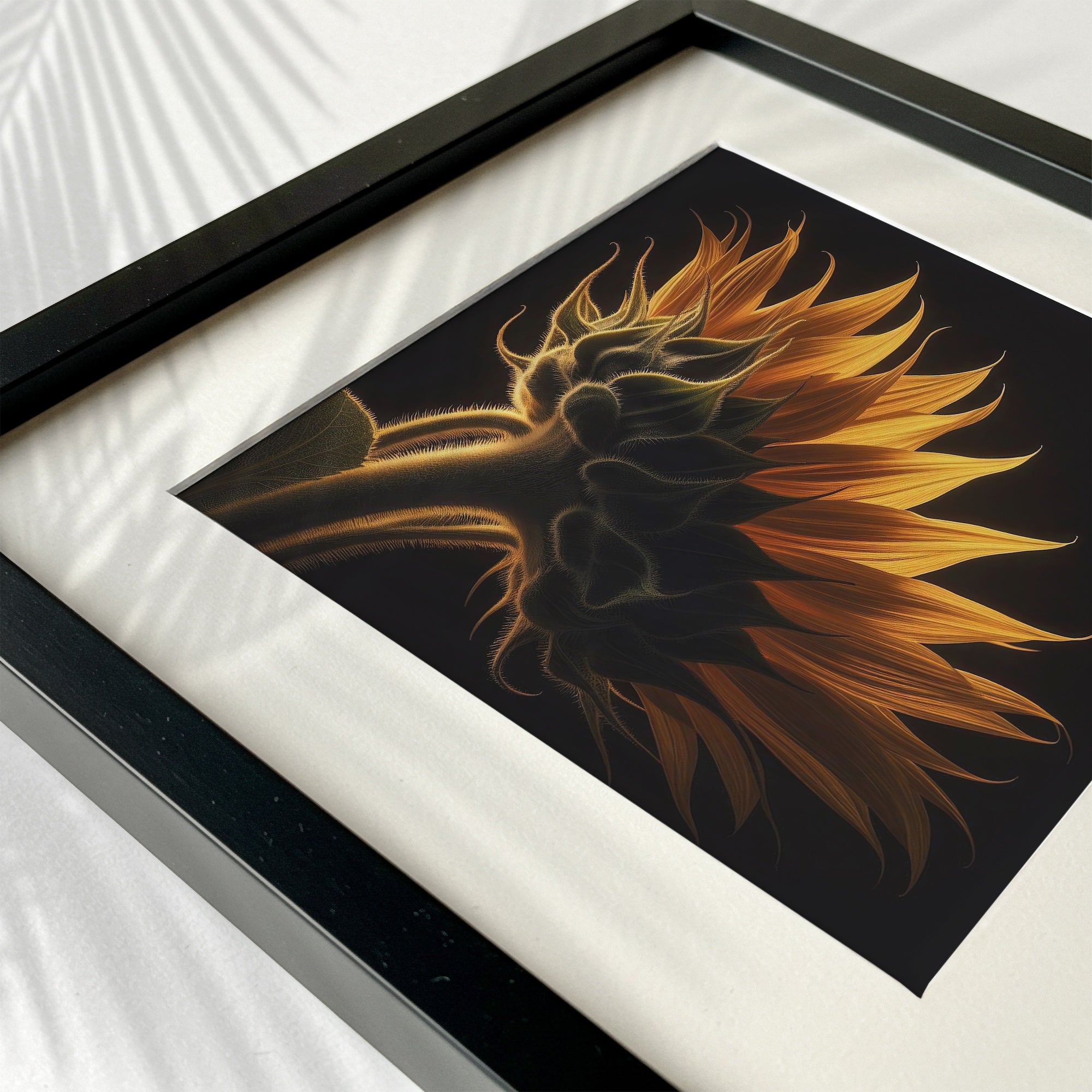 Sunflower: Nature Silhouette (Art Print)
