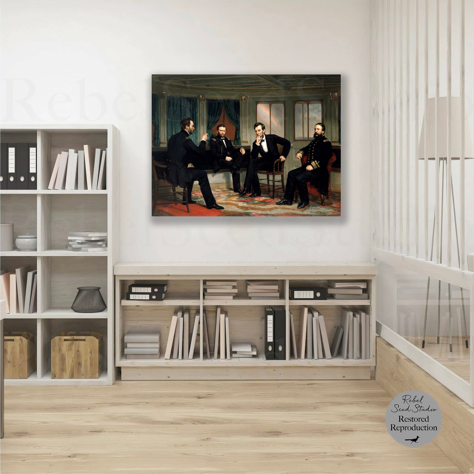The Peacemakers | Civil War Painting Reproduction (Ready-to-Print Art | Digital Download)