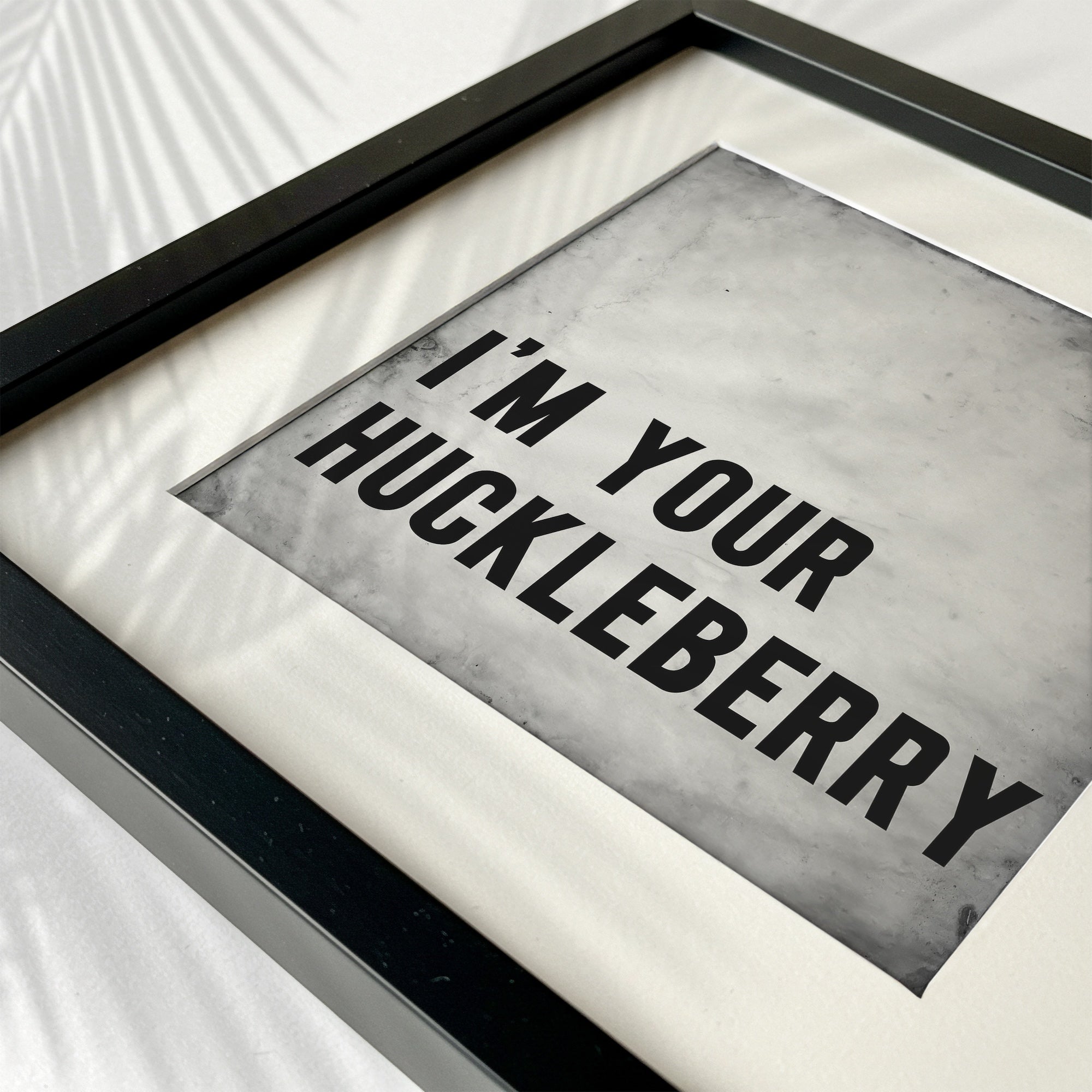 Tombstone Movie Quote: I'm Your Huckleberry - Doc Holliday & Wyatt Earp Inspired Vintage Old West Art Print