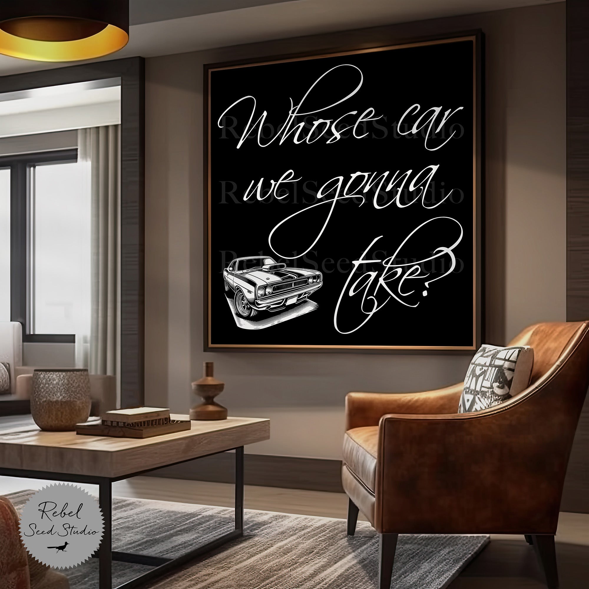 Whose Car We Gonna Take? - The Town Quote (Limited Release - Graphic Art Print) - SOLD OUT