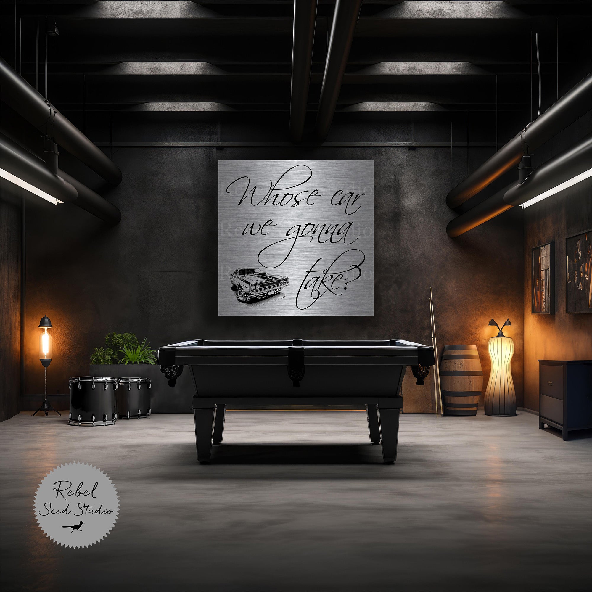 Whose Car We Gonna Take? - The Town Quote (Limited Release - Graphic Art Print) - SOLD OUT