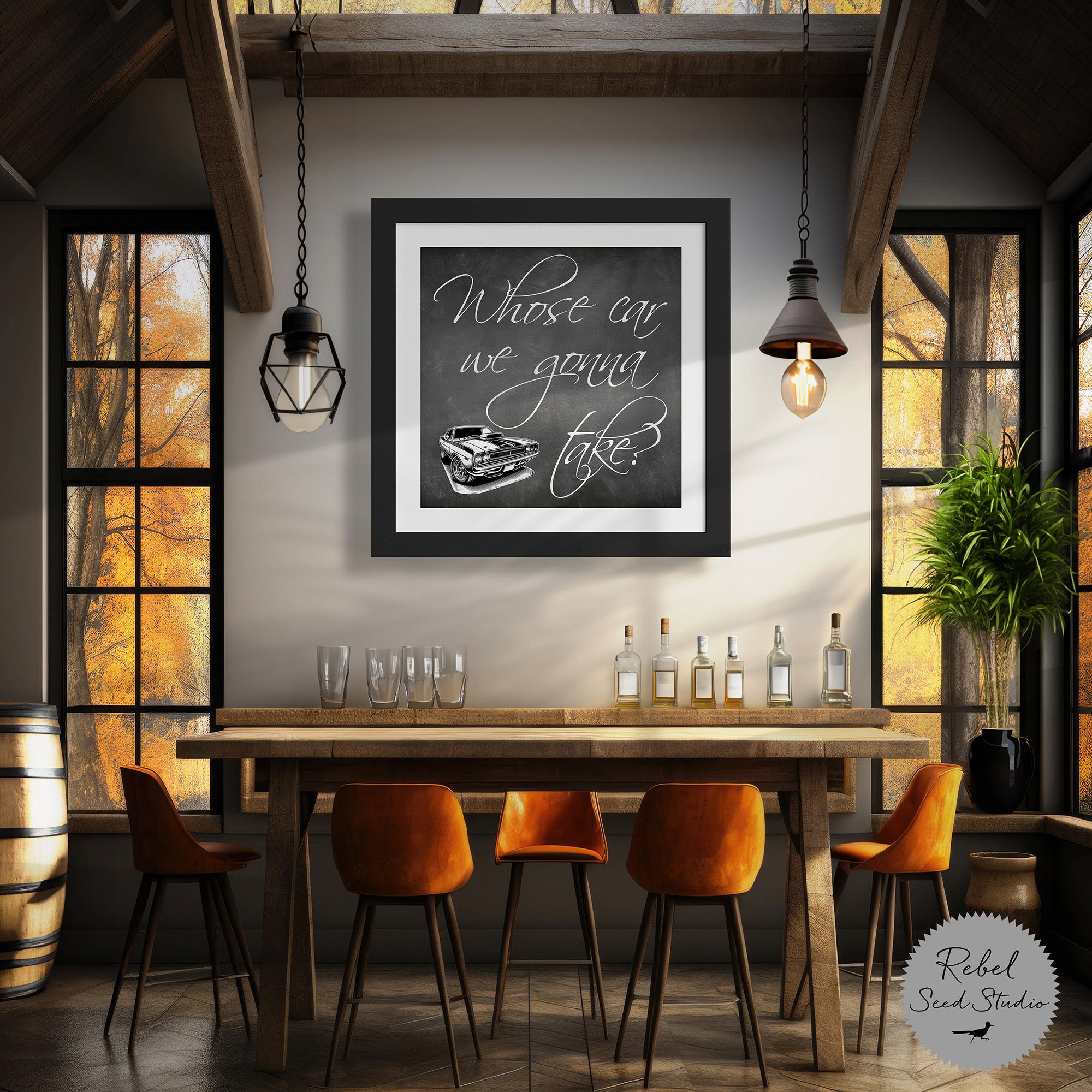 Whose Car We Gonna Take? - The Town Quote (Limited Release - Graphic Art Print) - SOLD OUT