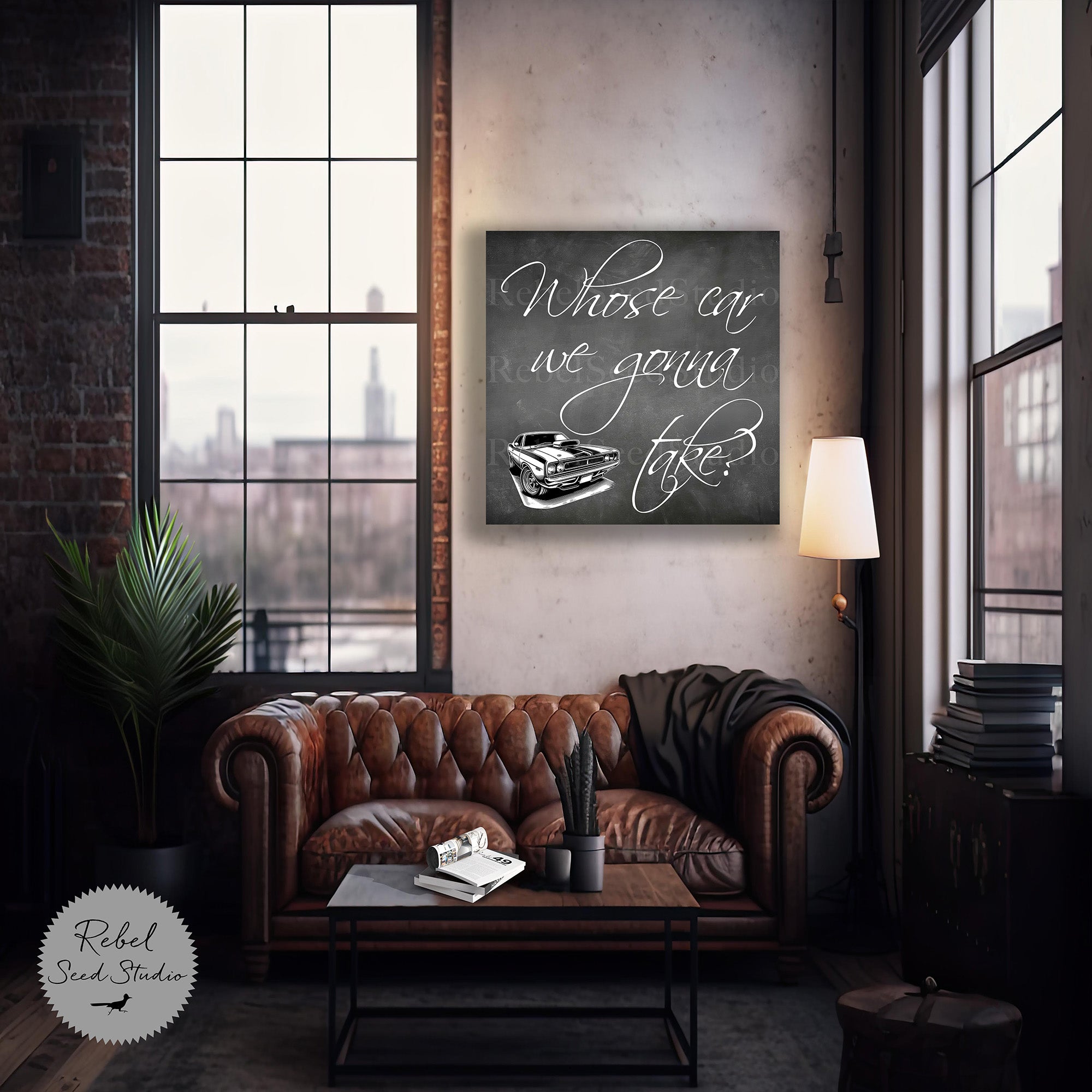 Whose Car We Gonna Take? - The Town Quote (Limited Release - Graphic Art Print) - SOLD OUT