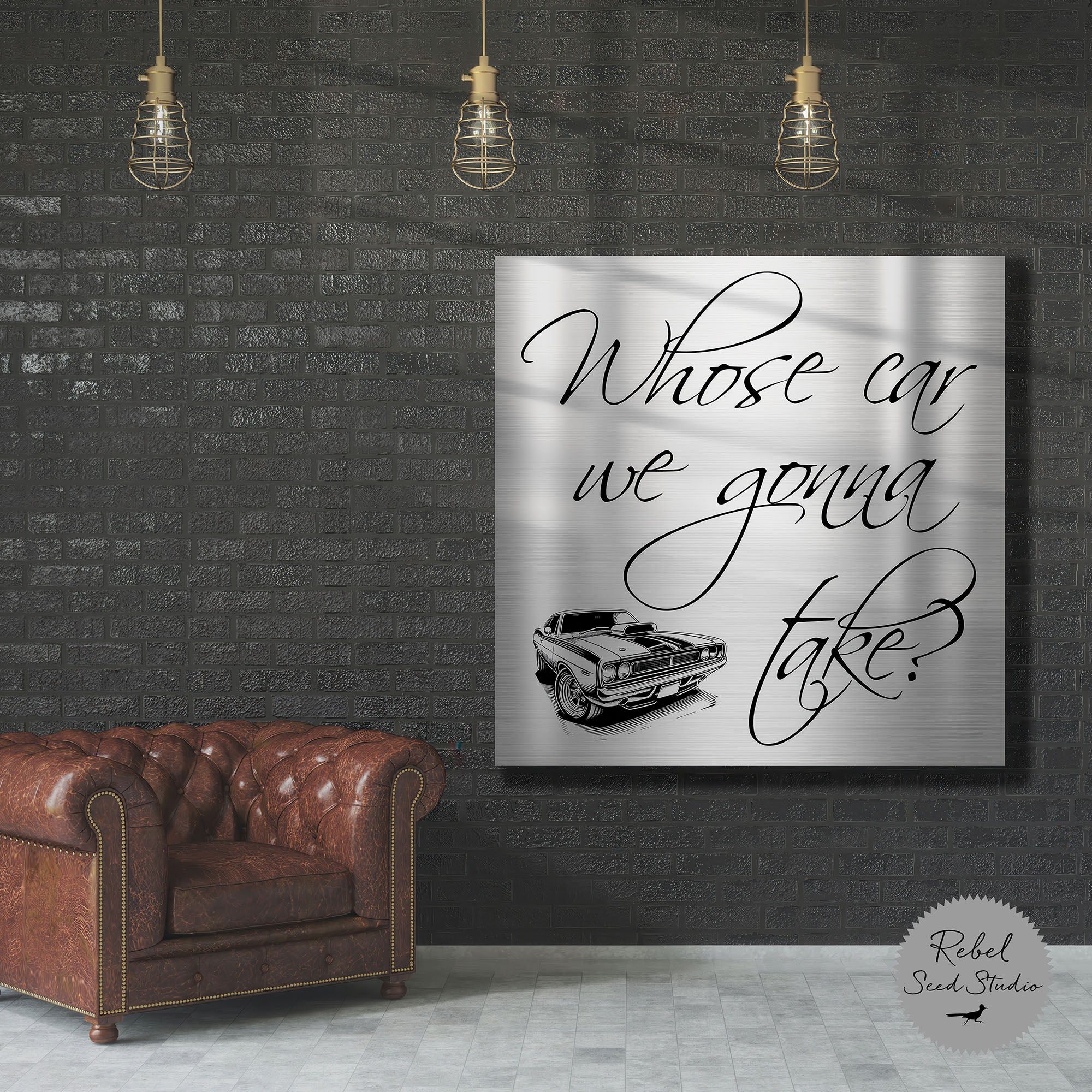 Whose Car We Gonna Take? - The Town Quote (Limited Release - Graphic Art Print) - SOLD OUT