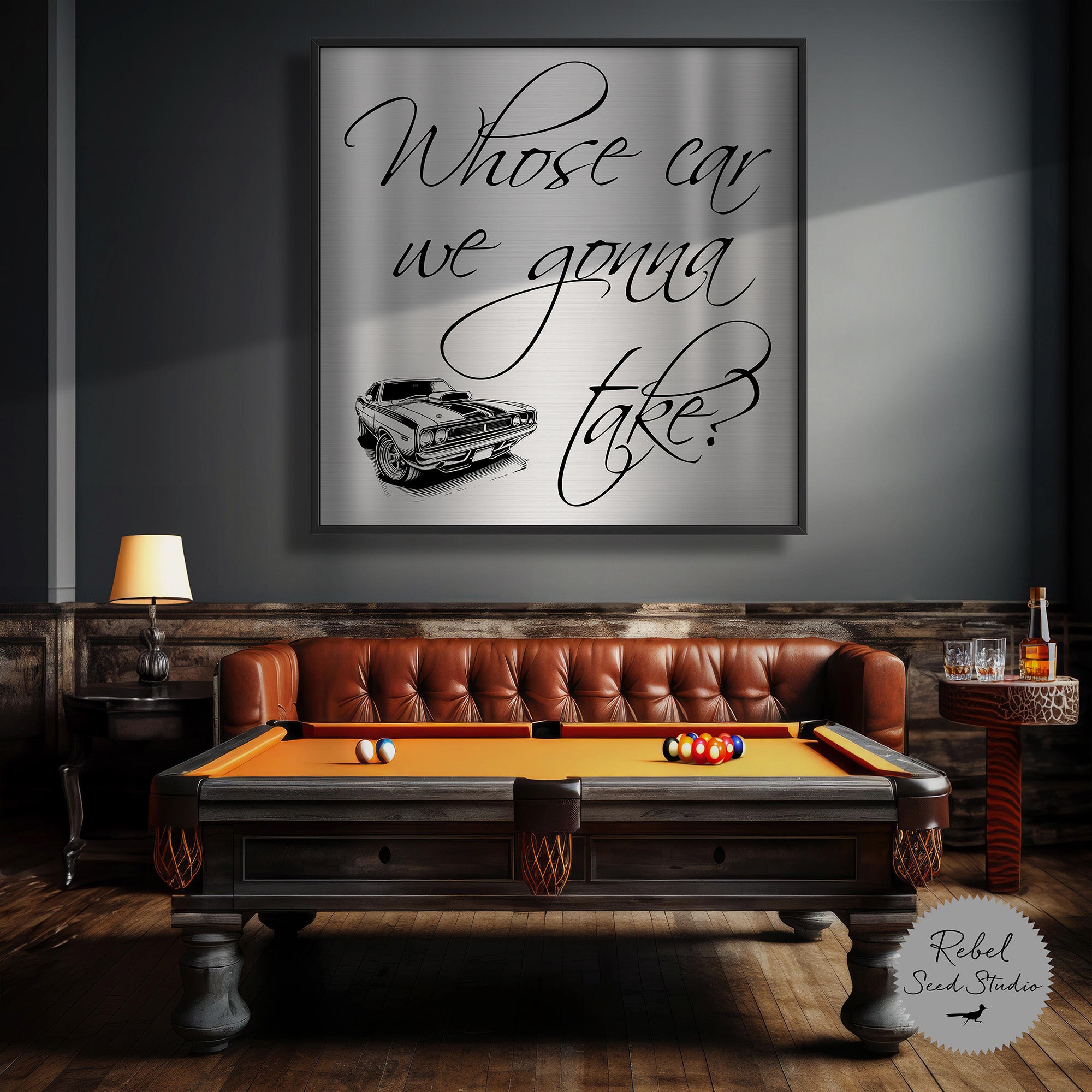 Whose Car We Gonna Take? - The Town Quote (Limited Release - Graphic Art Print) - SOLD OUT