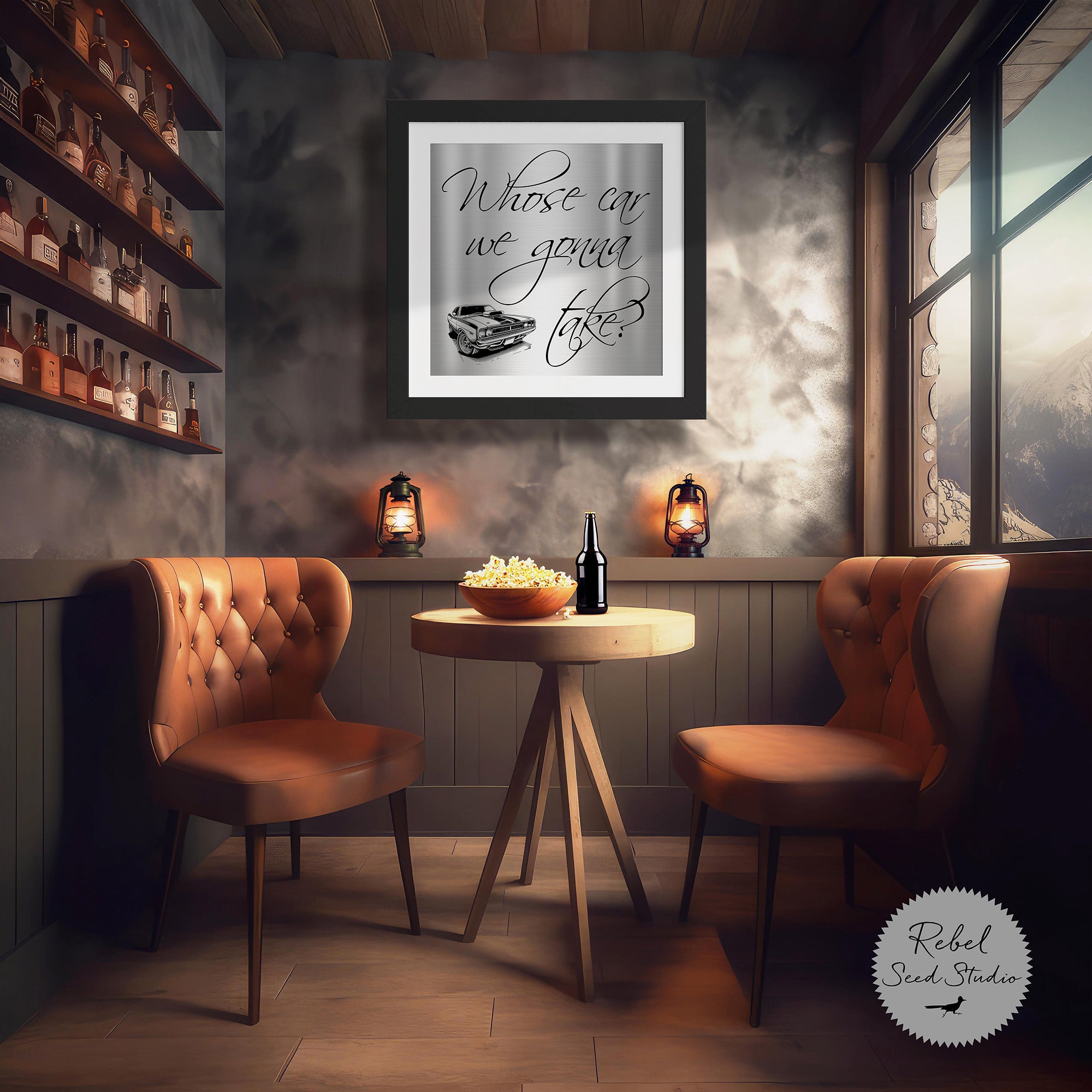 Whose Car We Gonna Take? - The Town Quote (Limited Release - Graphic Art Print) - SOLD OUT