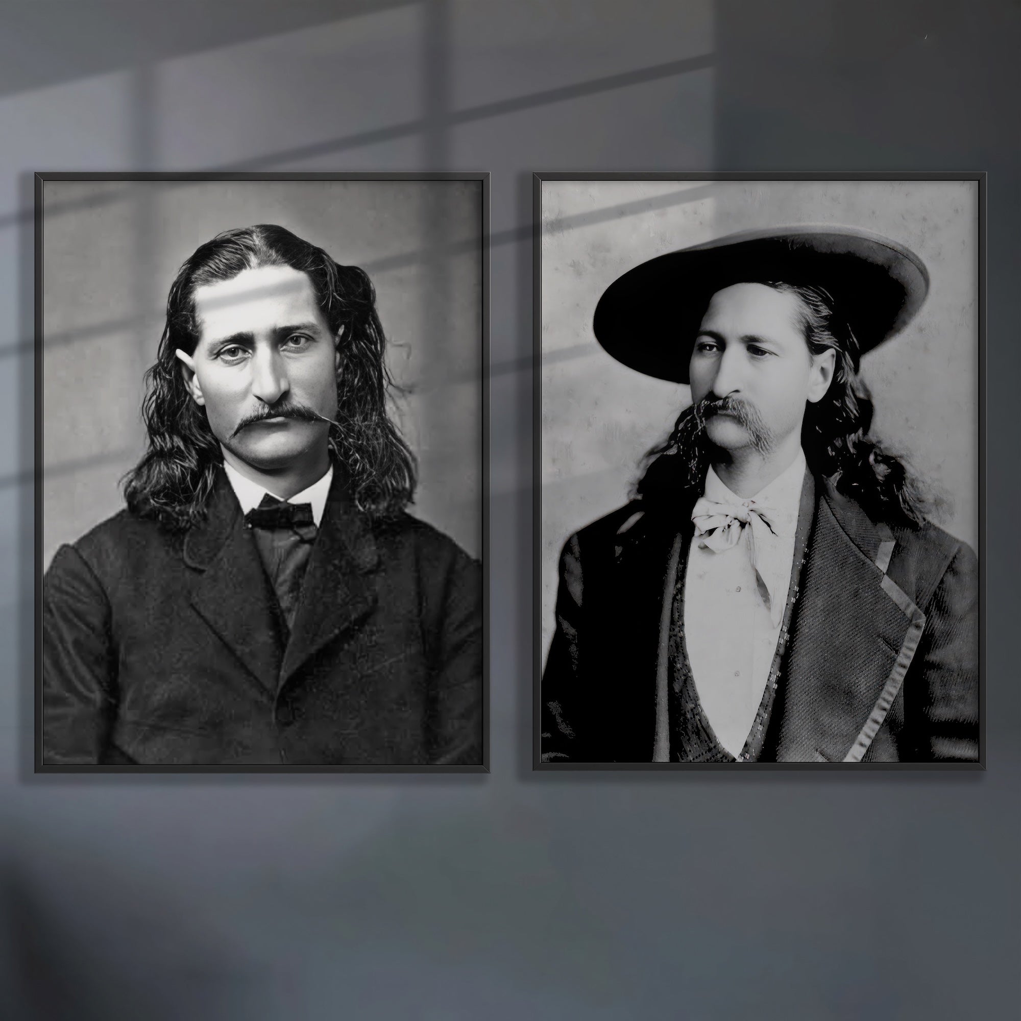 Wild Bill Hickok Portraits Bundle: Vintage Old West Black & White Photograph Set (Ready-to-Frame Fine Art Poster Prints)